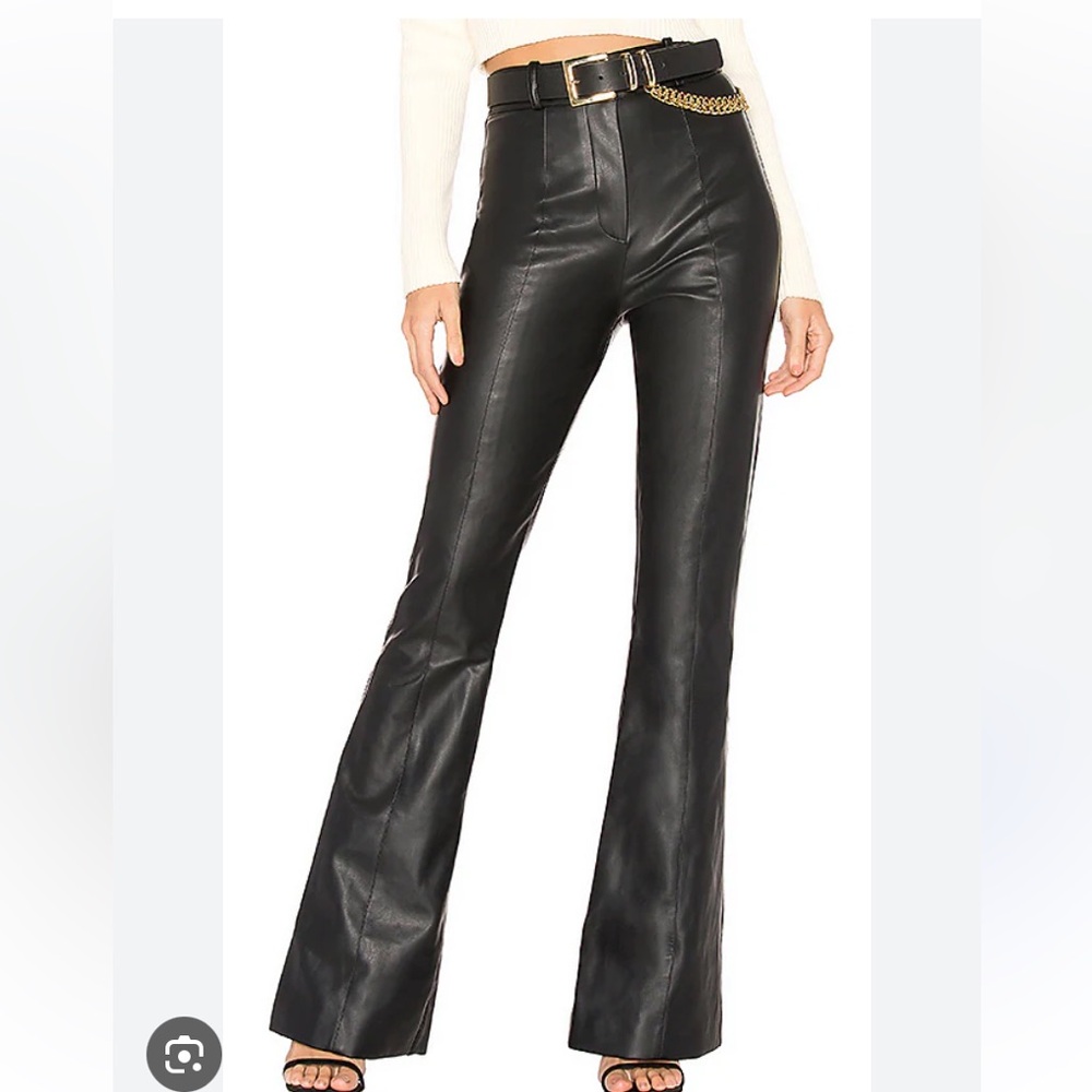 😍NWOT Majorelle Blake Faux Leather Pants Black XS